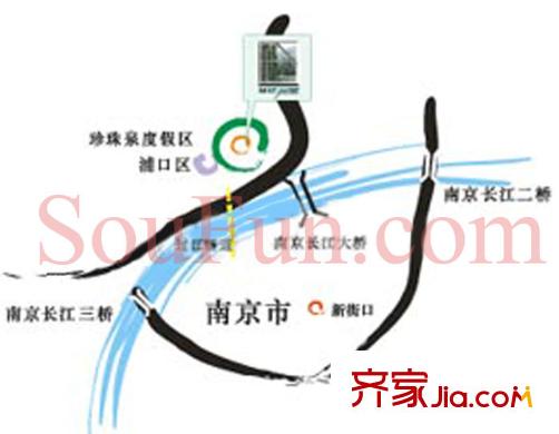 綠城玫瑰園交通圖