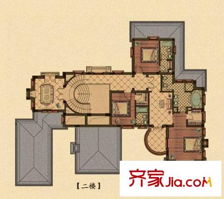 綠城玫瑰園N01二樓 7室3廳6衛(wèi)1廚