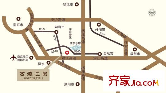 高德莊園交通圖