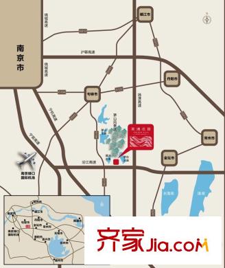 高德莊園區(qū)位圖
