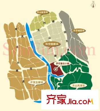明月天瓏灣交通圖