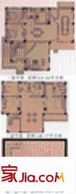 愛濤漪水園別墅戶型圖D型獨(dú)立別墅 1室