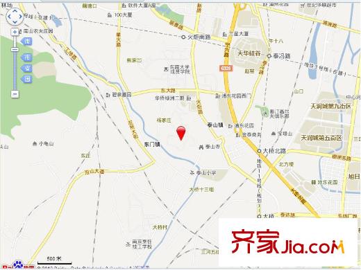 金泉泰來苑交通圖