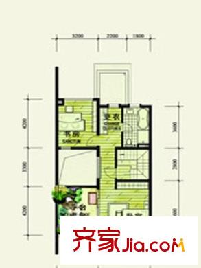 頤和南園別墅戶型圖N1三層 4室2廳3衛(wèi)1廚