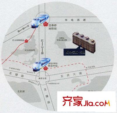 中電頤和家園交通圖