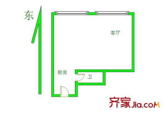 金王府戶型圖戶型圖1室 1室1廳1衛(wèi)1廚