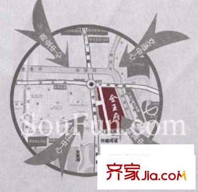 金王府交通圖