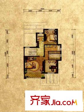 依云溪谷戶型圖戶型圖 3室  3室2衛(wèi)