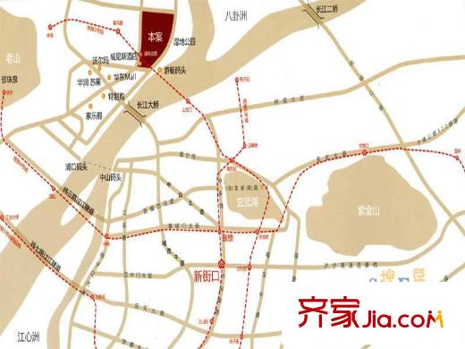 蘇寧威尼斯水城交通圖