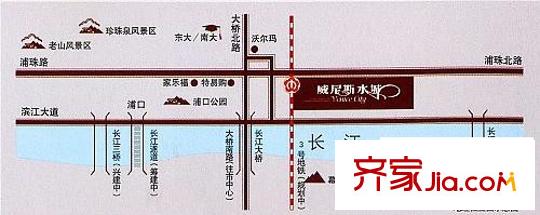 蘇寧威尼斯水城交通圖
