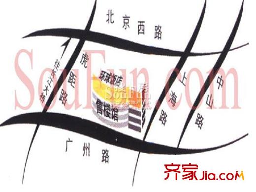 蘇寧威尼斯水城交通圖