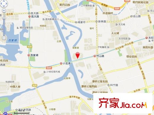 東渡國際青年城交通圖