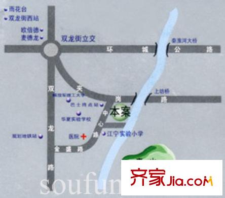 明月港灣交通圖