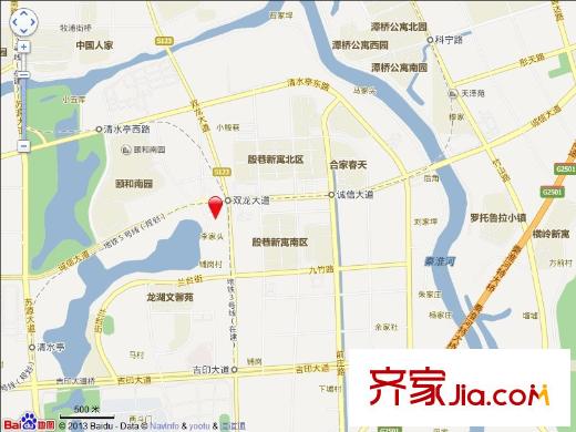 新城玖瓏湖交通圖