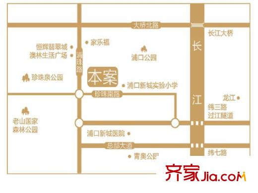 恒輝假日廣場區(qū)位圖