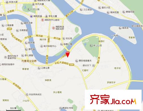 福星時(shí)代天驕交通圖