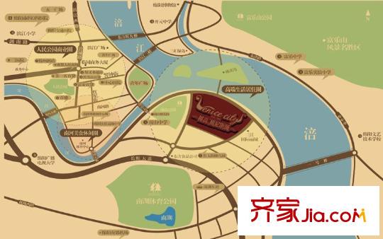 樹(shù)高威尼斯城交通圖