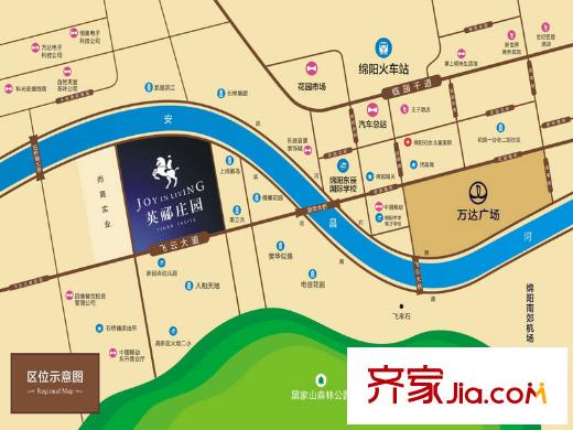 英酈莊園?曼城區(qū)位圖