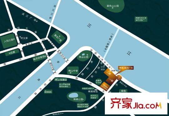 中瑋海潤(rùn)廣場(chǎng)博雅海潤(rùn)廣場(chǎng)交通示意圖