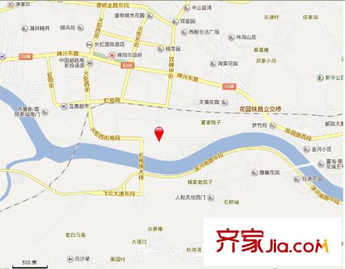 耀森粼江峰閣交通圖