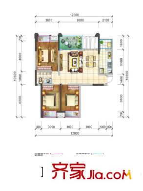 陽光?西雅圖Ea1 3室2廳1衛(wèi)1廚