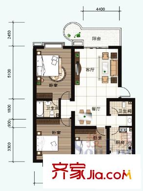 上河美地B戶型