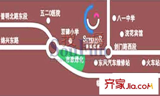 新城優(yōu)家交通圖交通位置圖
