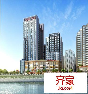 圣苑塞納陽(yáng)光曦岸沿江透視商業(yè)圖