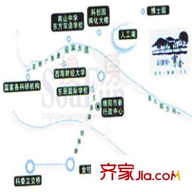 啟明星寒舍交通圖
