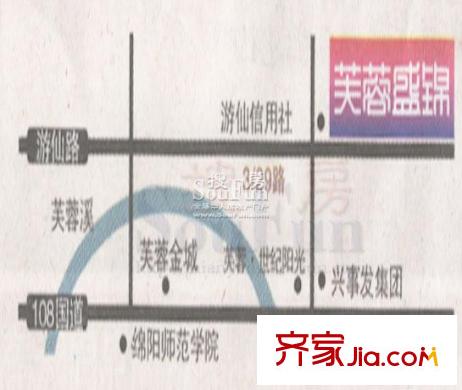 芙蓉盛錦交通圖交通位置圖