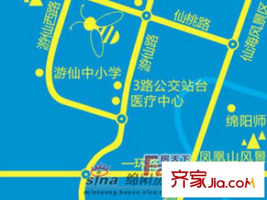 開元錦都交通圖