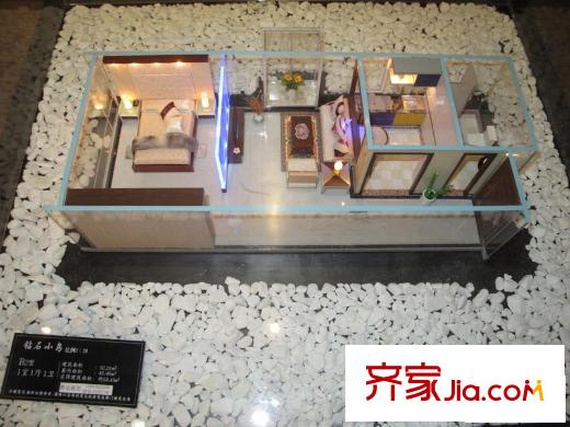 綠茵香洲戶型圖B2 1室1廳1衛(wèi)1廚