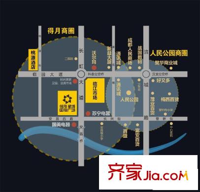 得月星城交通圖區(qū)位圖