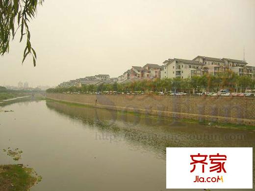 芙蓉漢城外景圖河邊
