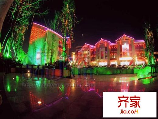 芙蓉漢城實(shí)景圖 夜景圖