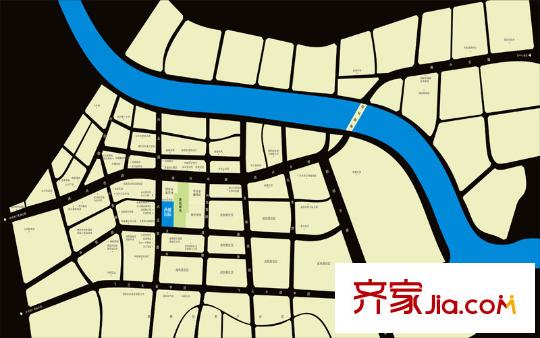 西城國(guó)際交通圖