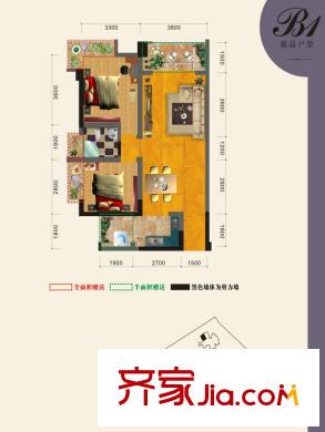 樊華似錦B1 2室1廳1衛(wèi)1廚