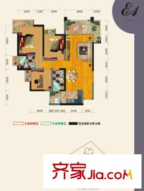 樊華似錦E1 3室2廳2衛(wèi)1廚