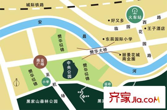 樊華似錦交通圖