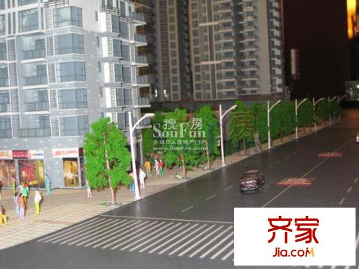 都市蘭亭實(shí)景圖沙盤(pán)圖