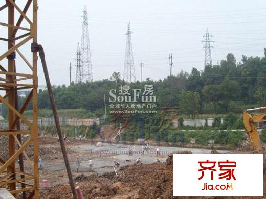 翰林尚城實(shí)景圖工地