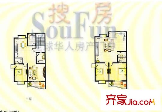 松霏花園戶(hù)型圖戶(hù)型 5室3廳3衛(wèi)1廚