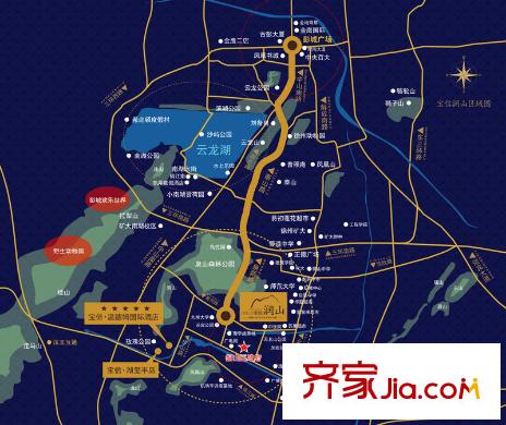 寶信潤(rùn)山御林區(qū)位圖