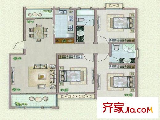 達(dá)信國際戶型圖6 