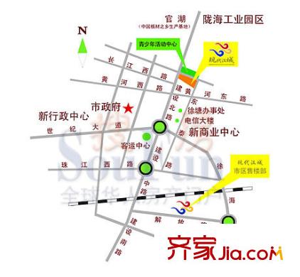 現(xiàn)代漢城交通圖