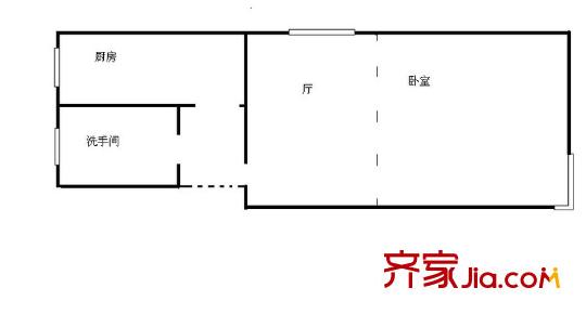 金奎果苑戶型圖6 2室1廳1衛(wèi)1廚