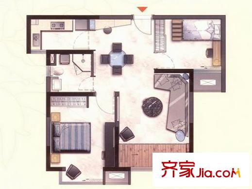 公路公寓戶型圖5 