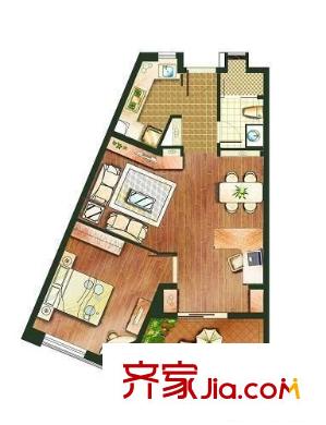 公路公寓戶型圖4 