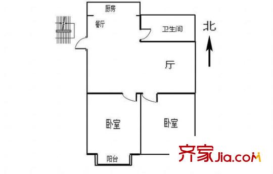 富麗西園戶型圖3 