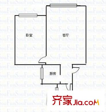 榴園小區(qū)戶型圖1 